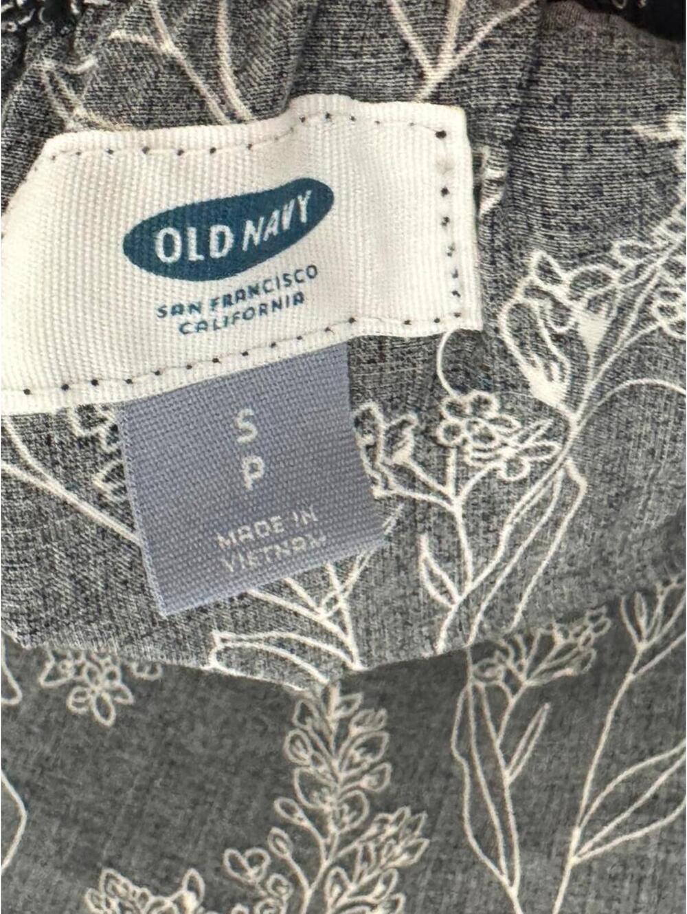 Old Navy - Floral Print Cami Dress - Black - Size S - Picture 6 of 6